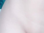 生理中のツルツルパイパンまんこにぶっかけ射精❤️気付かれずにたまに入れて見た✌️【日本人素人HENTAIカップル個人撮影18】 1/16