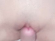 生理中のツルツルパイパンまんこにぶっかけ射精❤️気付かれずにたまに入れて見た✌️【日本人素人HENTAIカップル個人撮影18】 3/16