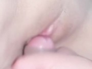 生理中のツルツルパイパンまんこにぶっかけ射精❤️気付かれずにたまに入れて見た✌️【日本人素人HENTAIカップル個人撮影18】 5/16