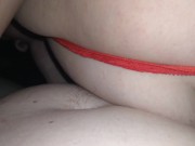 Surprised him with new outfit then creampie 8/16