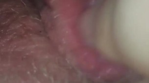 Playing with my wet creamy pussy