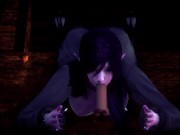 3D HENTAI POV Dark Elf swallowed all the cum 4/16