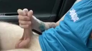 Public Car Cumshot