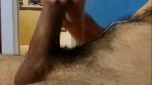 3D Big Dick CUM Hot JAPANESE Bisexual Guy in first time masturbation on cam watches lesbian hentai