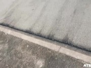 uber ride while Masturbating My Wet Pussy Behind The Driver and having a soft orgasm 2/16