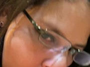 Xoco-Latina with nerd glasses fucking and sucking 12/16