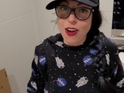 Using My Female Urination Device at The Urinal 3/16