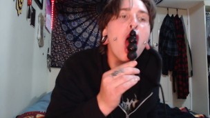 using my new anal probe