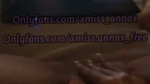 Girlfriend Caught Masturbating While Watching Lesbian Porn