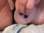 Married Milf slut fucks her juicy pussy until it's pulsating for you  1/16