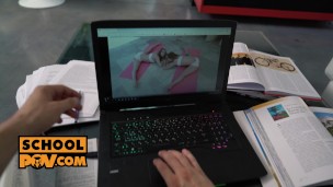 Naughty foreign chick tutored in the art of fucking