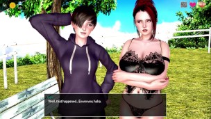 Mythic Manor V0.17 - Goth babe giving head and wild sex on the park (11)