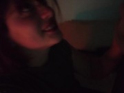 me trago todo su semen a la luz del fuego ardiente 2/16