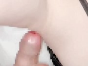 現役メイドカフェ店員の綺麗な腋で脇コキ❤️【日本人素人HENTAIカップル個人撮影26】 11/16