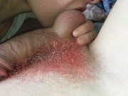 morning blowjob and cum close up (part 1) 15/16