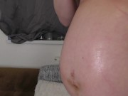 Cream on my Pregnant Boobs 8/16