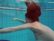 Sexiest underwater swimming pool teenie Liza Bubarek 11/16