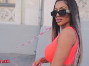 Hot babe Lara Frost on a walk 4/16