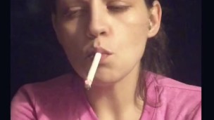Dangling smoke fetish 