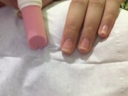 むらむらしたからひとりでティッシュ越しにえっち　濡れてきてびしょびしょになっちゃう 1/16