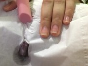 むらむらしたからひとりでティッシュ越しにえっち　濡れてきてびしょびしょになっちゃう 16/16