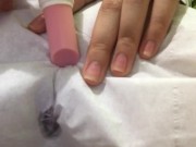 むらむらしたからひとりでティッシュ越しにえっち　濡れてきてびしょびしょになっちゃう 7/16