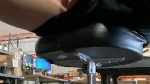 Jacking off at work 
