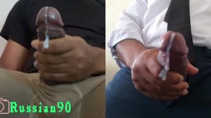 Big Dick Cumshot Compilation - Guy Jerking Off With Huge Cumshot