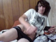 Jerking my BIG COCK! I hope y'all enjoy the video, better ones are CUMMING!