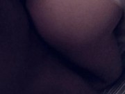 Satin Pink Thong to the side quickie fuck cum inside POV 14/16