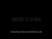 Satin Pink Thong to the side quickie fuck cum inside POV 16/16