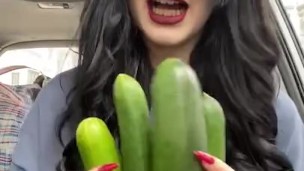 I can’t wait to use these ! Not addicted to shoving cucumbers up my pussy