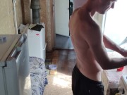 This time I'm walking around the kitchen 11/16