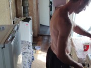 This time I'm walking around the kitchen 12/16