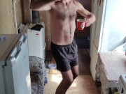 This time I'm walking around the kitchen 13/16