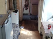 This time I'm walking around the kitchen 16/16