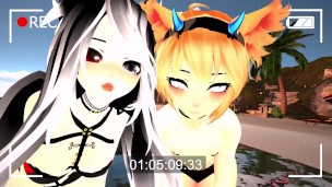 Embrasser sur la plage Lewd ASMR Femboy Mommy Vampire