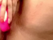 Bored housewife squirts with toy multiple times 