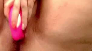 Bored housewife squirts with toy multiple times 