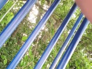 Playing on the playground!! 2/16