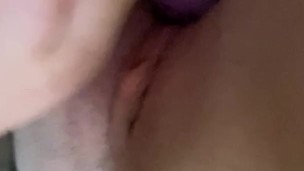 HORNY SPANISH TEEN MASTURBATES HER PUSSY WITH A DILDO WHILE EVERYBODY IS