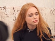 DEBT4k Girl has no money to pay a debt and the collector fucks her 5/16