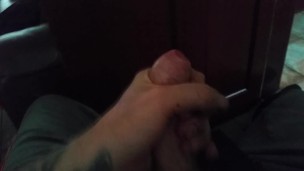 Throbbing white cock