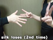 絶滅黒髪系 裏垢女子が じゃんけん負けたらおっぱい見せます 10/16