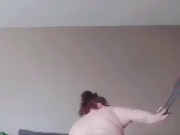 Slapping my big fat ass for you