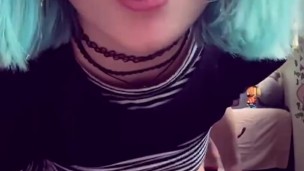 Eating Cum off Dildo (Full vid on PocketStars)