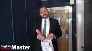 Suited hotel manager orders you to use dildos & to jerk for him POV PREVIEW