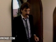 Vintage Sloppy Blowjob And Hot Sex With The Super Horny Brunette Neighbour 14/16