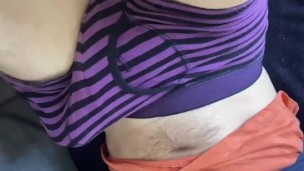 Desperate cum after not wanking for 24 hrs, big cock jerked to cumshot by horny married straight guy