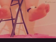 Feet teasing on a chair with pussy play!  10/16